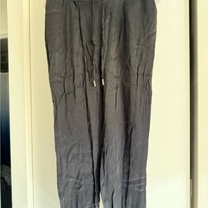 Zara women’s black satin pants